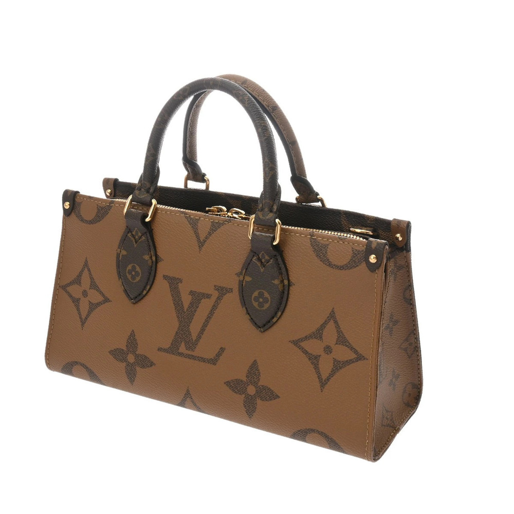 Louis Vuitton OnTheGo EW Handbag Brown Canvas Reverse Monogram